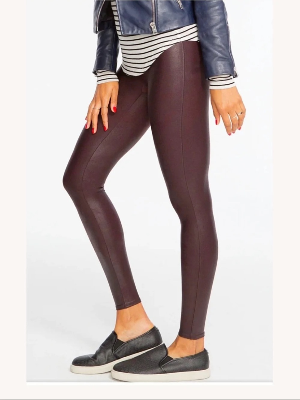 NWOT Spanx Faux Leather Leggings